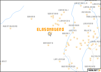 map of El Asomadero