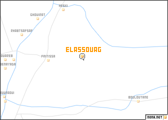 map of El Assouag