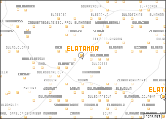 map of El Atamna