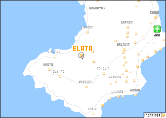 map of Eláta