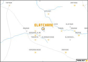 map of El Atchane