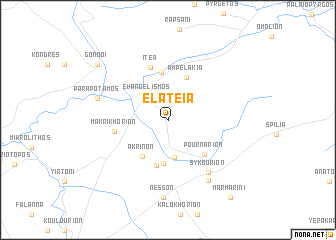 map of Eláteia