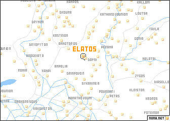 map of Élatos