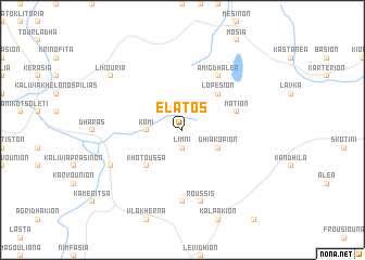 map of Élatos