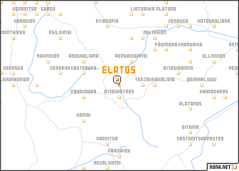 map of Élatos