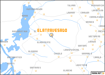 map of El Atravesado