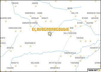 map of Elavagnon Agoudié