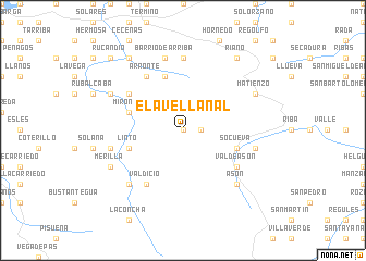 map of El Avellanal