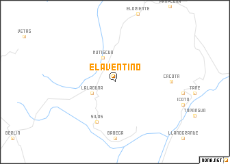 map of El Aventino