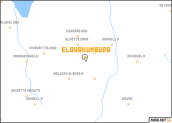 map of Elawa Kumbura