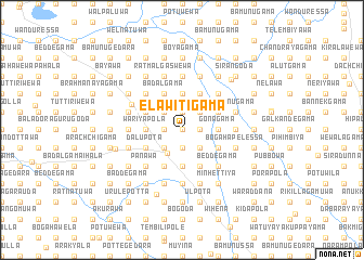 map of Elawitigama