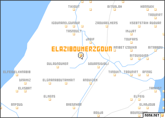 map of El Azib Oumerzgoun