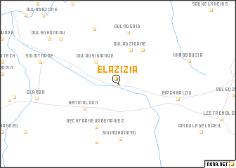 map of El Azizia