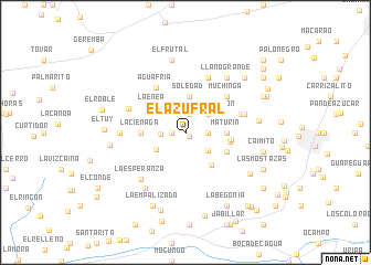map of El Azufral