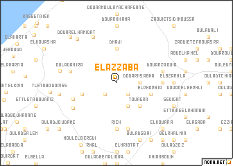 map of El Azzaba