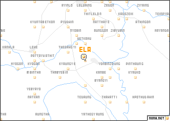 map of Ela