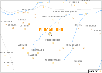 map of El A(201)lamo