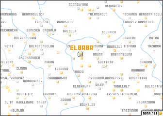 map of El Baba