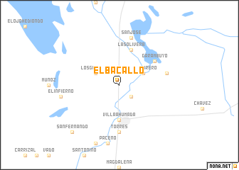 map of El Bacallo