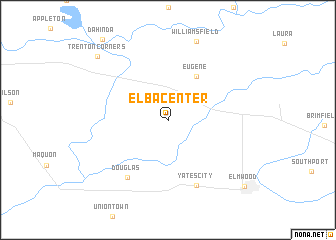 map of Elba Center