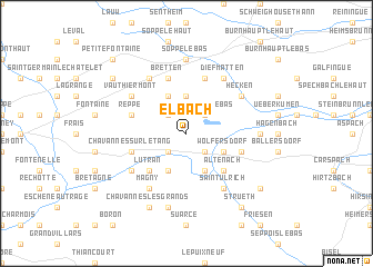 map of Elbach