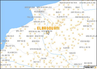 map of El Bâdouâni