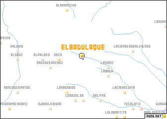 map of El Badulaque