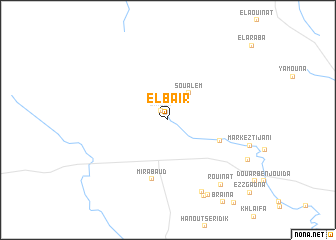 map of El Baïr