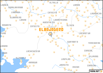 map of El Bajadero