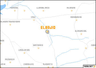 map of El Bajío