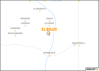 map of El Bajío