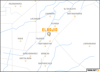 map of El Bajío