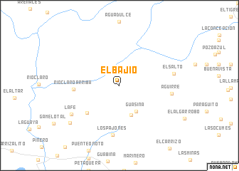 map of El Bajío