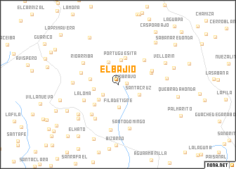 map of El Bajío