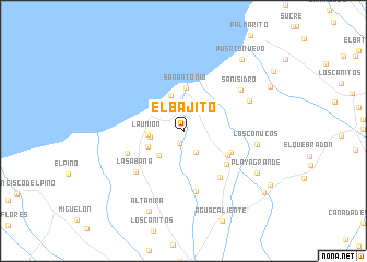 map of El Bajito