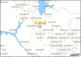 map of El Bajo