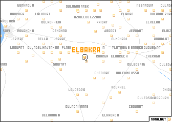 map of El Bakra