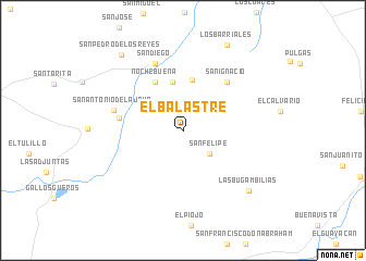 map of EL Balastre