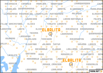 map of El Balita