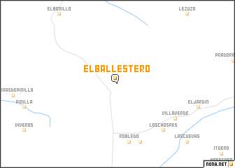 map of El Ballestero