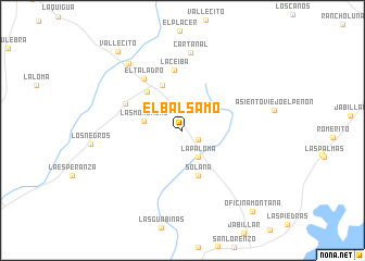 map of El Bálsamo