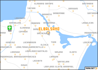 map of El Bálsamo