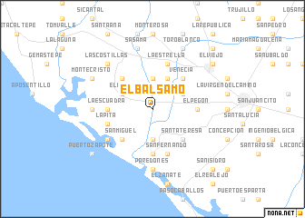 map of El Bálsamo
