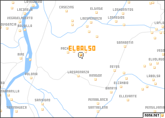 map of El Balso