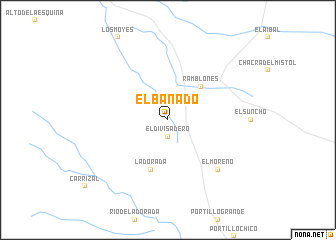 map of El Bañado