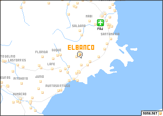 map of El Banco