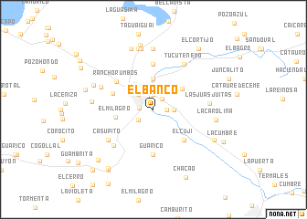 map of El Banco