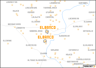 map of El Banco