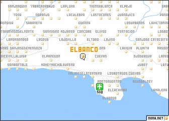 map of El Banco