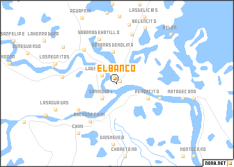 map of El Banco